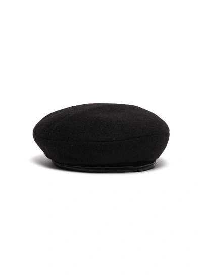 Shop Maison Michel 'new Billy' Reversible Cashmere Beret