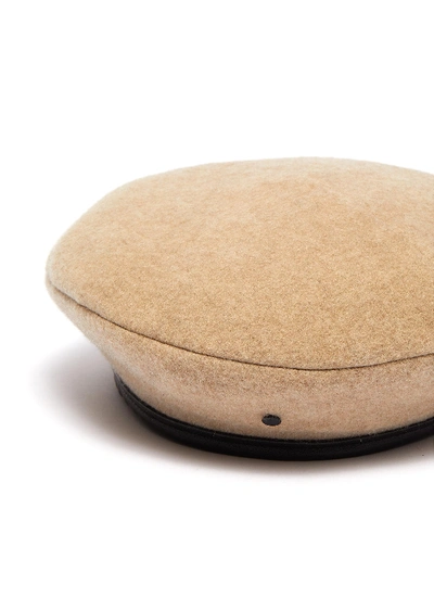 Shop Maison Michel 'new Billy' Reversible Cashmere Beret