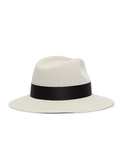 Shop Maison Michel 'rico' Rabbit Furfelt Fedora Hat
