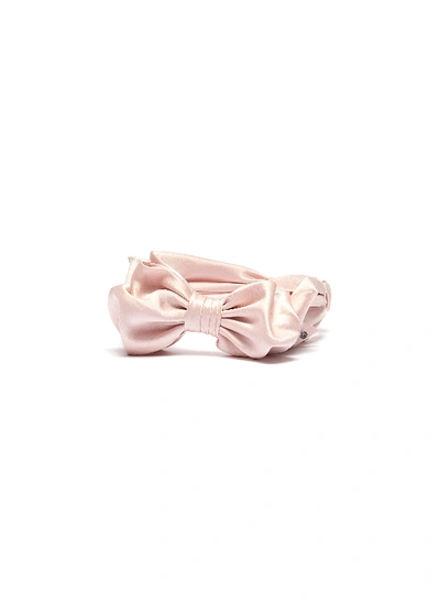 Shop Maison Michel 'betty' Bow Satin Headband