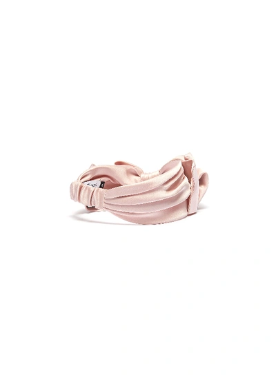 Shop Maison Michel 'betty' Bow Satin Headband