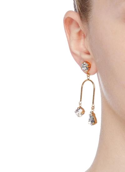 Shop Erickson Beamon 'falling Water' Swarovski Crystal Curved Bar Drop Earrings