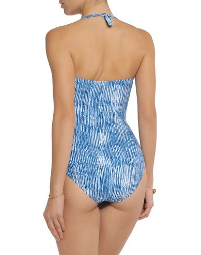 Shop Melissa Odabash One-piece Swimsuits In Blue