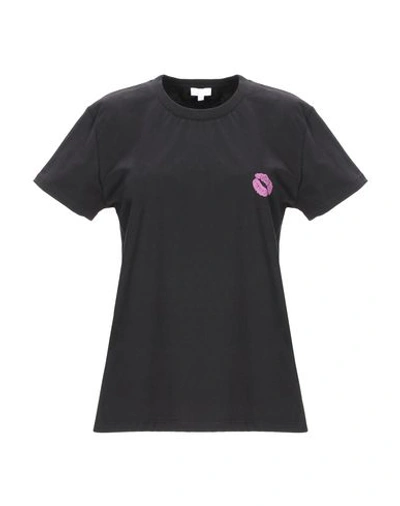 Shop Lala Berlin T-shirt In Black