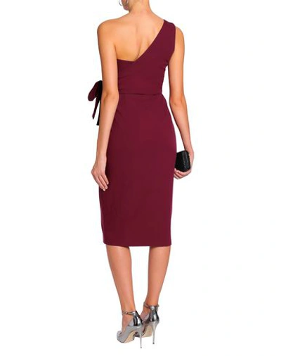 Shop Raoul Midi Dress In Maroon