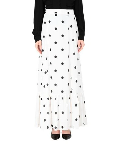 Shop Ivy & Oak Long Skirts In White