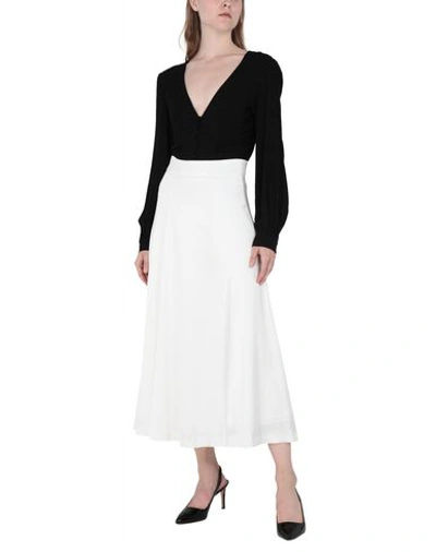 Shop Ivy & Oak Midi Skirts In White