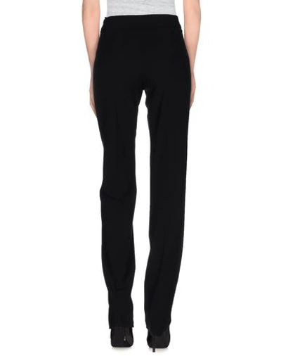 Shop Armani Collezioni Casual Pants In Black