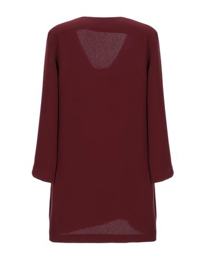 Shop L'autre Chose L' Autre Chose Woman Top Burgundy Size 4 Polyester In Red