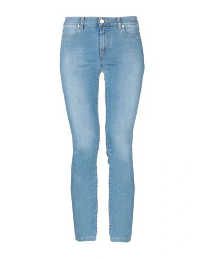 Shop Jeckerson Denim Pants In Blue