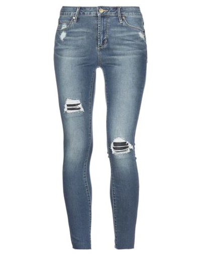 Shop Articles Of Society Denim Pants In Blue