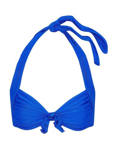 Shop Seafolly Bikini Tops In Bright Blue