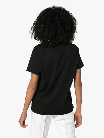 Shop Moncler Genius X Simone Rocha Logo T-shirt In Black