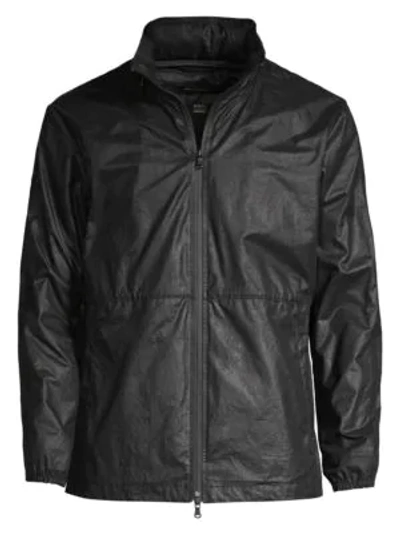 Shop John Varvatos Robby Windbreaker Jacket In Black