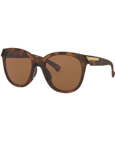 Shop Oakley Low Key Polarized Sunglasses, Oo9433 54 In Matte Brown Tortoise/prizm Tungsten Polarized