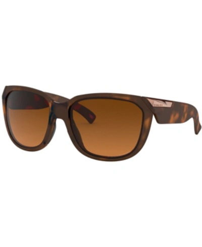 Shop Oakley Rev Up Polarized Sunglasses, Oo9432 59 In Matte Brown Tortoise/brown Gradient Polarized