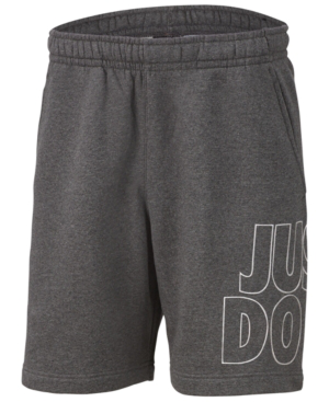 nike men's sportswear just do it fleece shorts