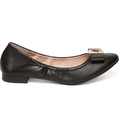 Shop Kate Spade Maline Ballet Flat In Black