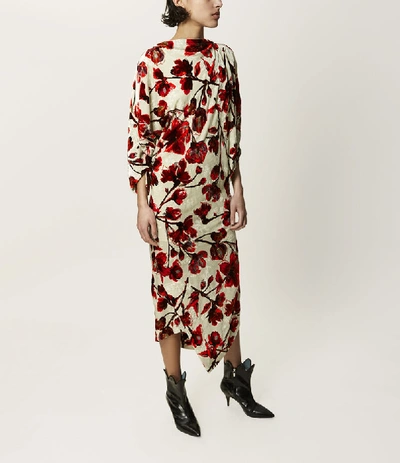Shop Vivienne Westwood Midi Infinity Dress Flowers