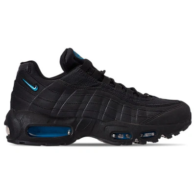 Shop Nike Men's Air Max 95 Casual Shoes In Black