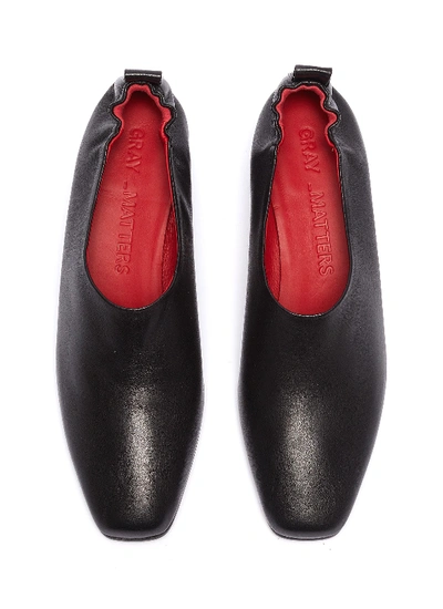 Shop Gray Matters 'micol Junior' Choked-up Leather Pumps