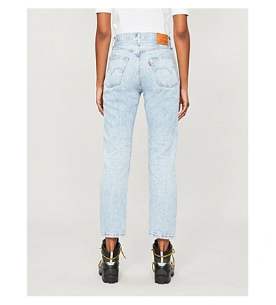 Levi's Ribcage Cropped Straight High-rise Jeans In Montgomery Baked |  ModeSens