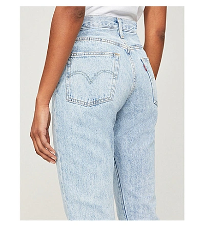 Levi's Ribcage Cropped Straight High-rise Jeans In Montgomery Baked |  ModeSens