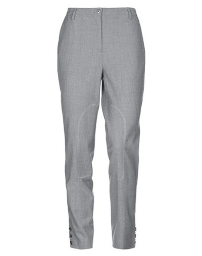 Shop Lorena Antoniazzi Casual Pants In Grey