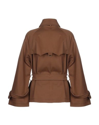 Shop Alviero Martini 1a Classe Full-length Jacket In Camel