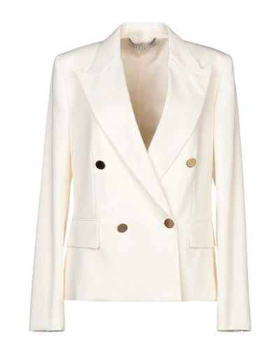 Shop Stella Mccartney Suit Jackets In Ivory