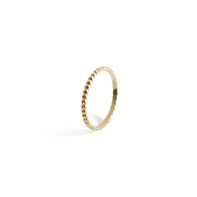 Shop Aurate Mini Circle Ring In Gold