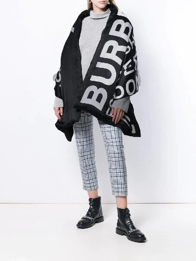 Shop Burberry Horseferry-print Padded Scarf