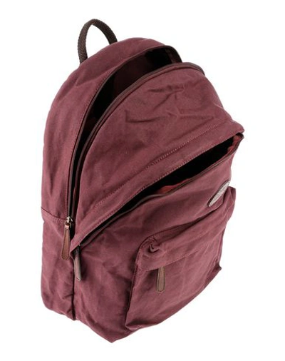 Shop Timberland Backpack & Fanny Pack In Maroon