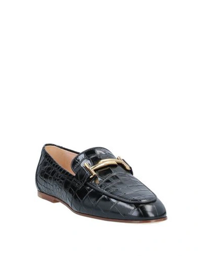 Shop Tod's Woman Loafers Black Size 4 Soft Leather