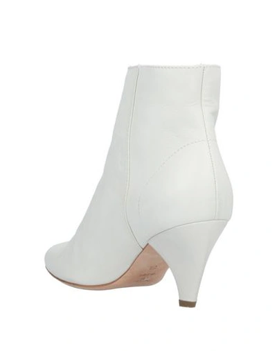 Shop Laurence Dacade Ankle Boots In Ivory