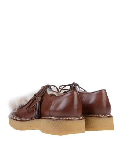 Tod's Lace-up Shoes In Cocoa