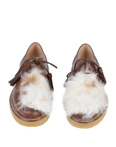 Tod's Lace-up Shoes In Cocoa