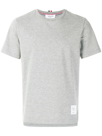 Shop Thom Browne Relaxed Jersey T-shirt Light Grey