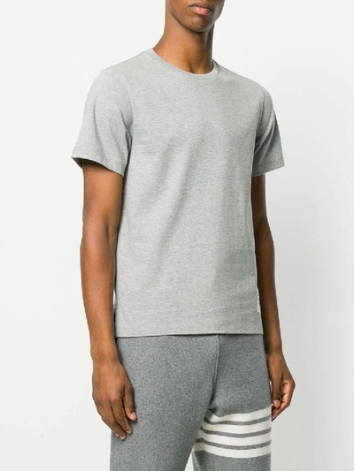 Shop Thom Browne Relaxed Jersey T-shirt Light Grey