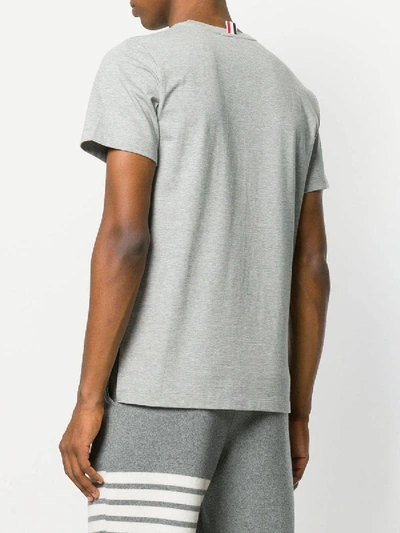Shop Thom Browne Relaxed Jersey T-shirt Light Grey