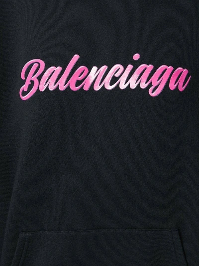 Shop Balenciaga Opulence Back Pulled Hoodie