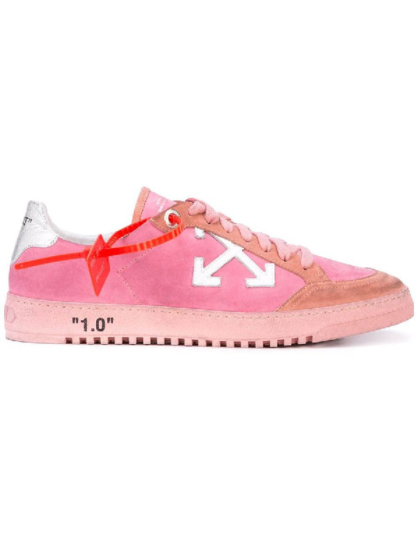 pink off white trainers