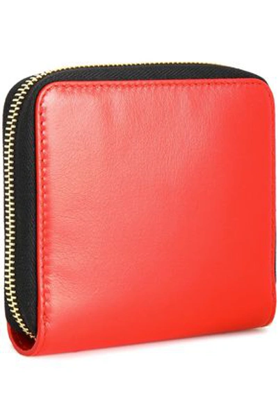 Shop Marni Woman Leather Wallet Tomato Red