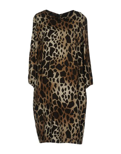 Les Copains Knee-Length Dress In Khaki | ModeSens