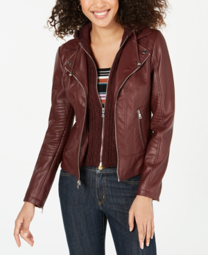 guess hooded jacket women's