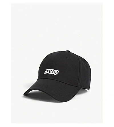 Shop Mcq By Alexander Mcqueen Logo Embroidery Cap In 1000 - Black