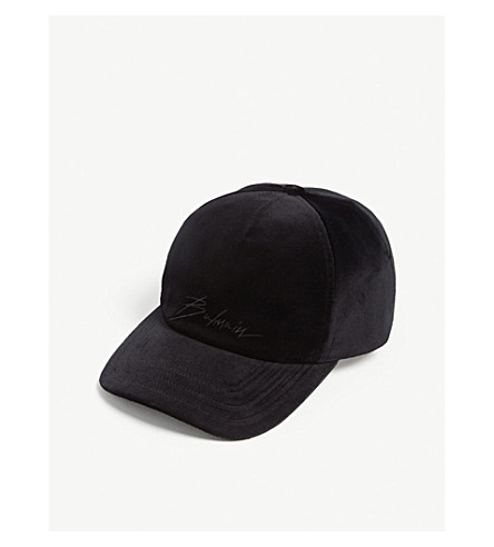 velour baseball cap