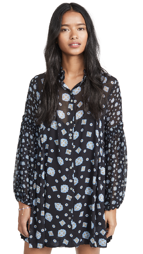 free people turn turn mini dress