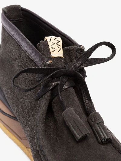 Shop Visvim Black Beuys Trekker Folk Boots