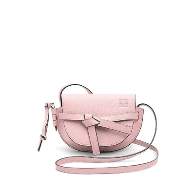 Shop Loewe Mini Gate Bag Pastel Pink